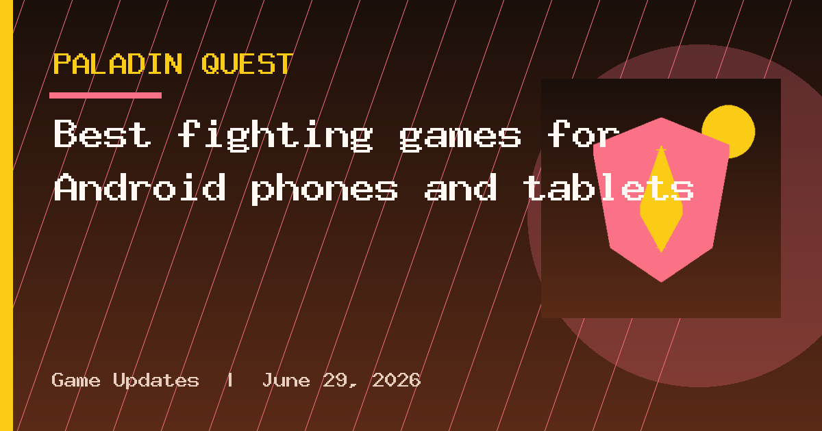 Best fighting games for Android phones and tablets