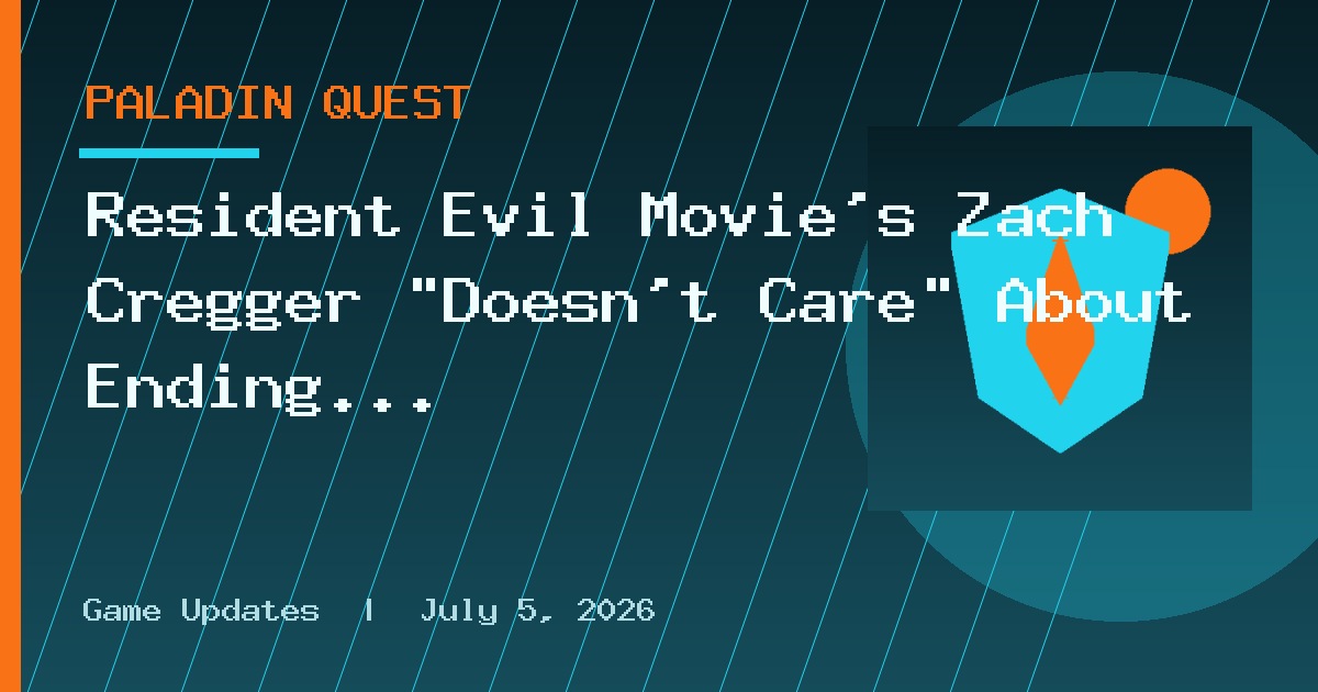 Resident Evil Movie's Zach Cregger "Doesn't Care" About Ending Criticism