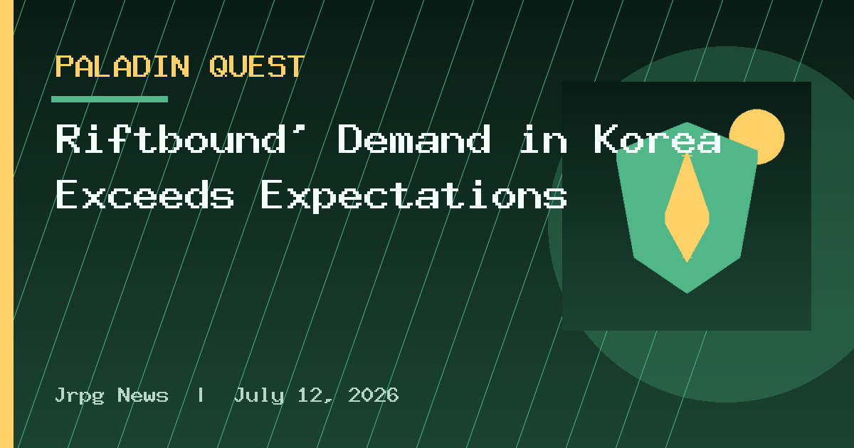 Riftbound' Demand in Korea Exceeds Expectations