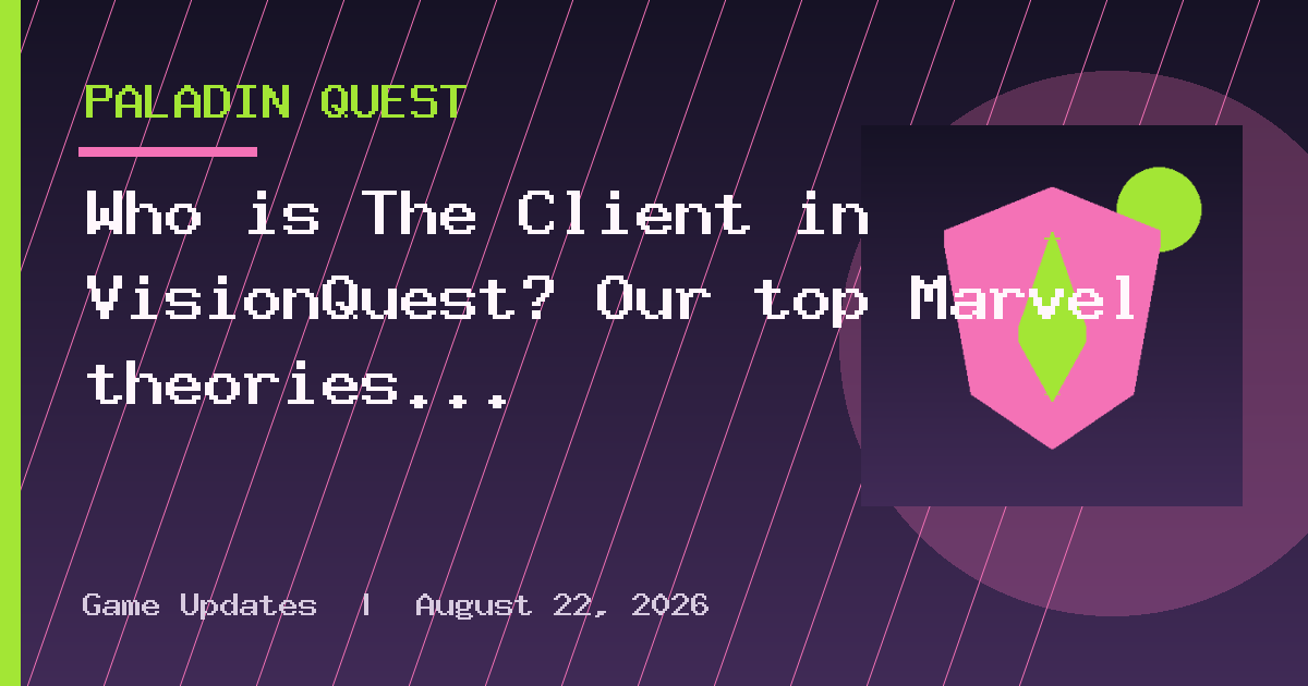 Who is The Client in VisionQuest? Our top Marvel theories